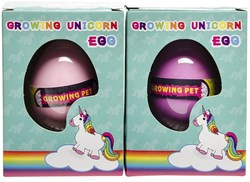 Oeuf licorne magique jouet surprise plastique violet œuf à faire grandir