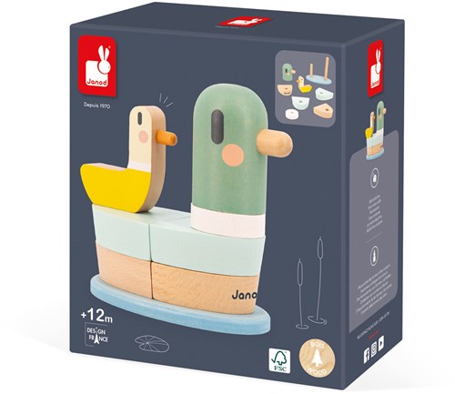 Janod Sweet Cocoon - Canard Tour Empilable