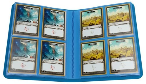 Gamegenic classeur cartes à collectionner 8 pochettes bleu 160 cartes-3