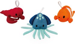 Janod Jouets de bain Set de 3 éponges Bathing Friends en mousse