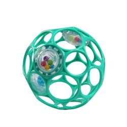 Oball Hochet 10 cm - Bleu / Vert