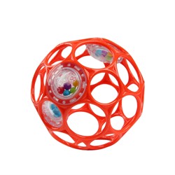 Oball Hochet 10 cm - Rouge