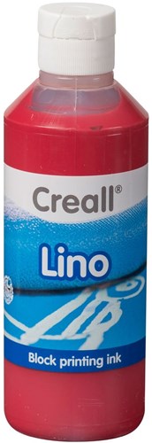 Creall encre pour linogravure rouge foncé 250ml - peinture lino pour enfants et adultes-2