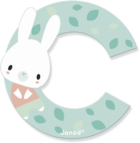 Janod jouet en bois - Lettre alphabet C éducatif