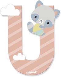 Janod jouet en bois - Lettre alphabet U éducatif