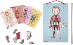 Janod Jeu Magnétique Corps Humain - Jouet Éducatif Biologie Anatomie