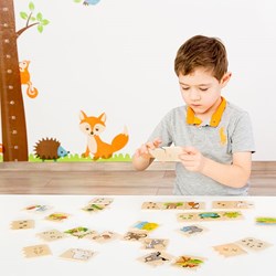 Beleduc puzzle en bois animaux jeu éducatif enfant 30 pièces