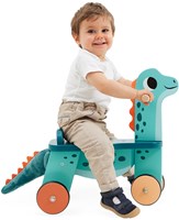 Janod Dino - Porteur Portosaurus - Dinosaure en Bois à Bascule-3