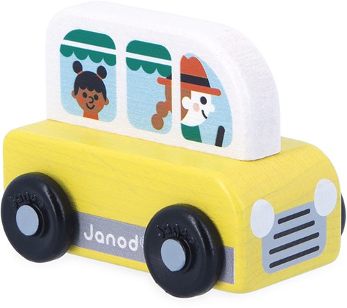 Janod van en bois - Crossroads van jaune - bois FSC - stimule l’imagination-2
