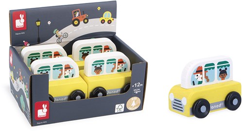 Janod van en bois - Crossroads van jaune - bois FSC - stimule l’imagination-3