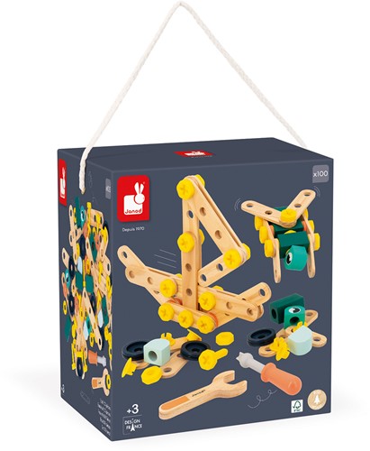 Janod Brico'Kids - Ton 100 pièces