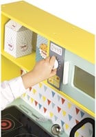 Janod Cuisine en bois Happy Day avec accessoires (Incl. 7 pièces d'accessoires)-3