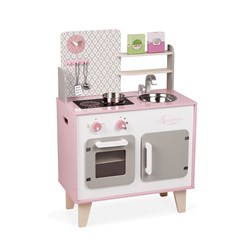 Janod cuisine jouet Macaron - cuisine en bois avec accessoires