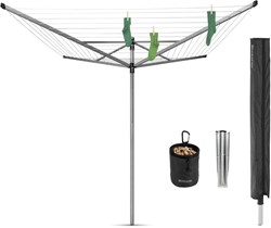 Brabantia étendoir rotatif Advance 60 mètres corde à linge aluminium