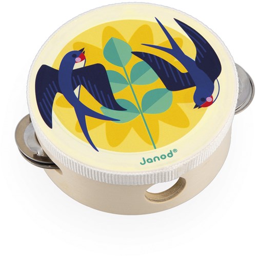 Janod tambourin instrument de musique pour enfants - jouet joyeux-2