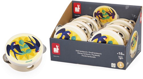 Janod tambourin instrument de musique pour enfants - jouet joyeux-3