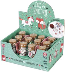 Janod mini gommes en flacon renard et licorne - collection Jolie Papeterie