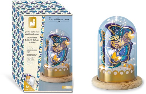 Janod Atelier Deco Cloche illuminée avec papillons-2