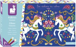 Janod kit créatif licornes à paillettes jouet créatif