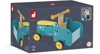 Janod vélo cargo en bois hippopotame - porteur avec rangement-2