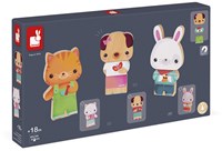 Janod magnets - jouet animaux en bois - éducatif et créatif-2