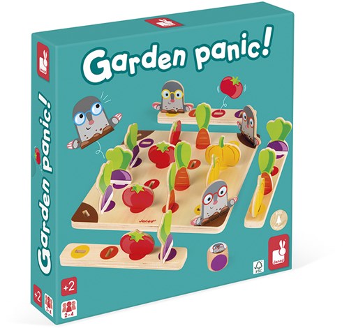 Janod jeu de société - jeu éducatif pour enfants Garden Panic!-2
