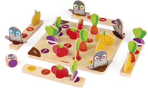 Janod jeu de société - jeu éducatif pour enfants Garden Panic!