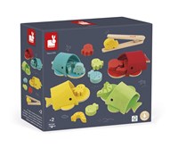 Janod jeu en bois baleine tri des couleurs - jouet éducatif motricité-2