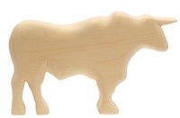 Kids at Work sculpture sur bois animaux de la ferme 10x15x2 jouet créatif petit-2