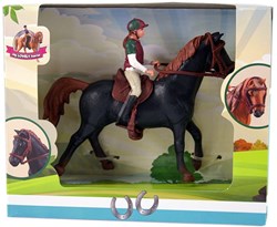 Coffret chevaux jouet - ensemble de chevaux en plastique coloré