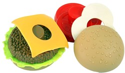 Hamburger empilable cuisine jouet - set cuisine enfant coloré
