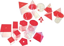 Eduplay formes géométriques jouet transparent rouge grand format