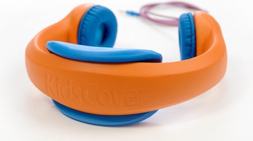 KidsCover casque enfant orange - casque avec limiteur de volume-3