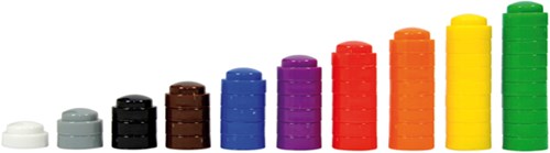 Eduplay gobelets à empiler jouet - 500 pièces - jouet éducatif-2