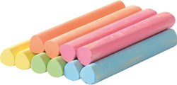 Eduplay craies triangulaires colorées 50 pièces couleurs vives