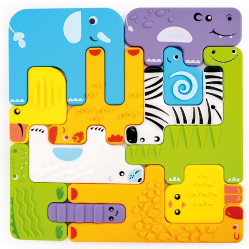 Eduplay puzzle sensoriel animaux set de 12 - jouet éducatif-2
