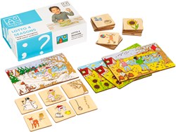 Eduplay Jeu de loto - 4 saisons jeu éducatif en carton pour enfants