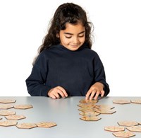 Eduplay jouet éducatif Hexagon nature carton multicolore-2