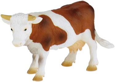 Eduplay figurine vache Bullyland Fanny marron-blanc 12 cm jouet