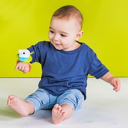 Bright Starts bracelet hochet bébé - multicolore - avec anneau de dentition