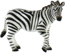 Eduplay - Figurine zèbre - Sans PVC - Peinte à la main - 8,5 cm