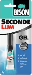 Bison colle forte gel super glue universelle 3g en blister
