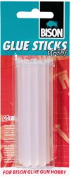 Bison bâtons de colle hobby transparents 7 mm 12 pièces hot melt
