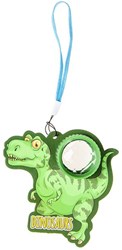 Kaleidoscope dinosaure jouet jaune - viseur coloré pour enfants