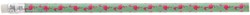 Crayon flamant rose design tropical avec gomme - set de 12 crayons flamant rose