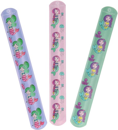 Bracelet claquant sirène vert - jouet cadeau fête enfant