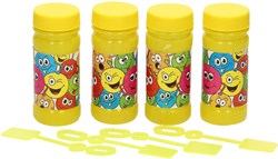 Bellenblaas sourire jouet bulles set 4x50ml cadeau fête enfants