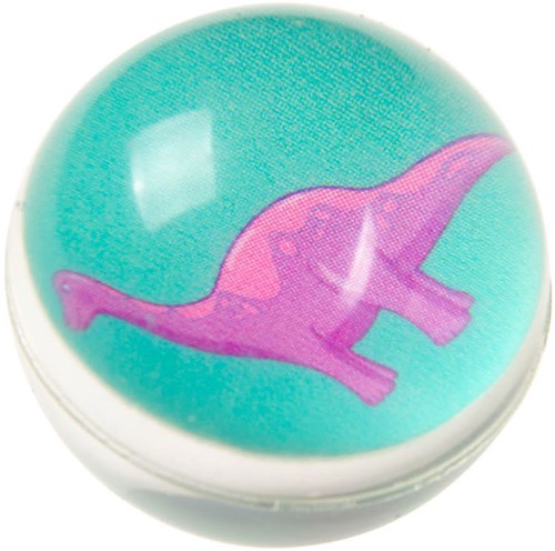 Balle rebondissante dinosaure jouet coloré - balles rebondissantes dino 3 cm-2