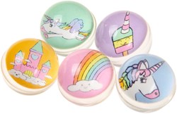 Balle rebondissante licorne jouet magique coloré 50 pièces