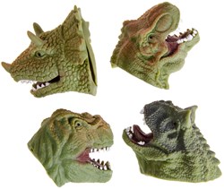 Marionnette à doigt dinosaure jouet - figurine dinosaure colorée